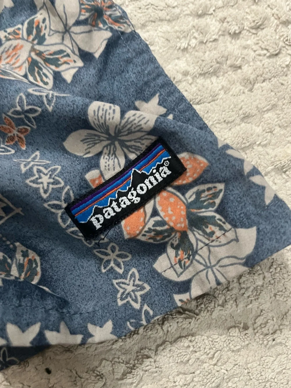 Vintage Patagonia Relaxed Fit Pleated Swim Trunks